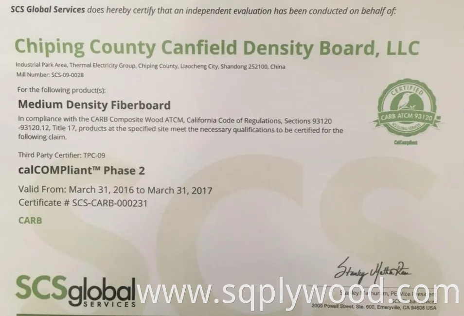 Super High UV MDF Shiny MDF for Making Tables or Cabinets